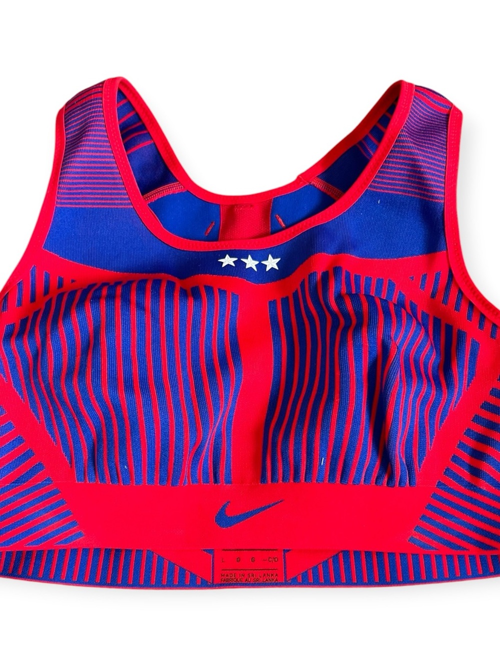 Nike FE/NOM FLYKNIT USA Sports Bra